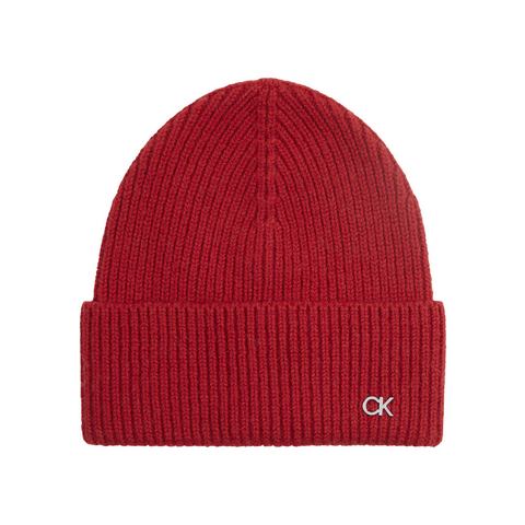 Calvin Klein Beanie CK METAL CHUNKY RIB BEANIE