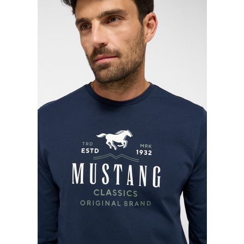 Mustang Shirt met lange mouwen Style Adrian