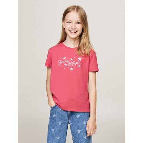 Tommy Hilfiger T-shirt TOMMY SCRIPT GLITTER TEE SS