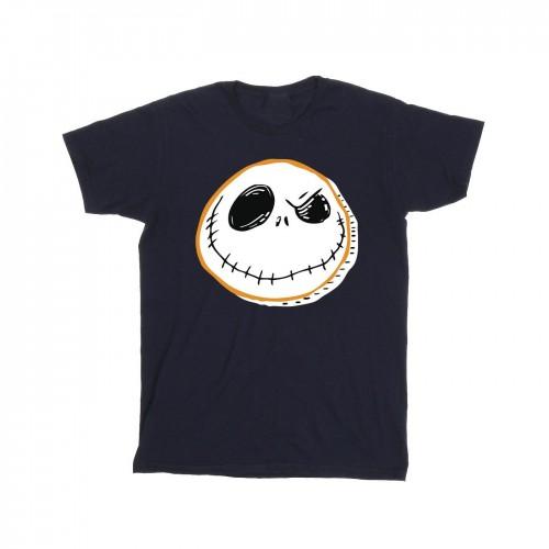 Disney Girls The Nightmare Before Christmas Jack Face katoenen T-shirt