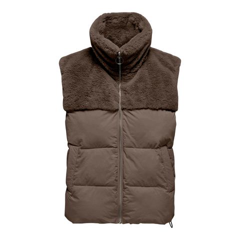 Only Bodywarmer ONLWANJA FUR PUFFER MIX WAISTCOAT CC OTW