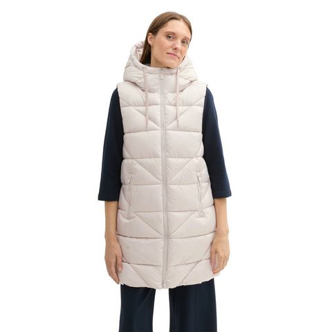 Tom Tailor Bodywarmer met een capuchon