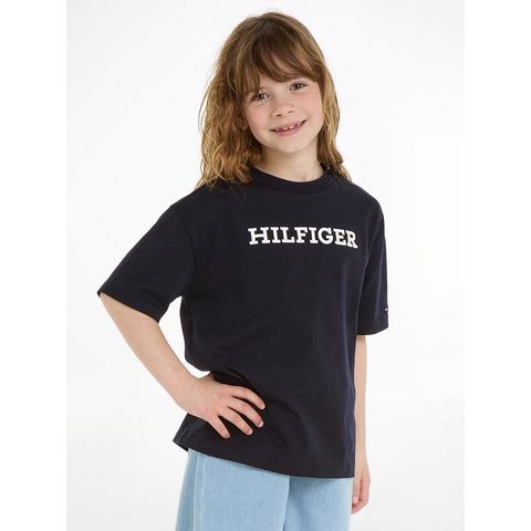 Tommy Hilfiger T-shirt U MONOTYPE TEE S/S met groot logoborduursel