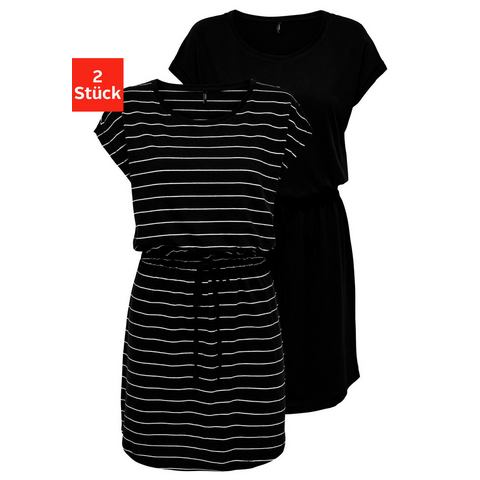 Only Shirtjurk ONLMAY LIFE S/S DRESS 2 PACK CS JRS (Set van 2)