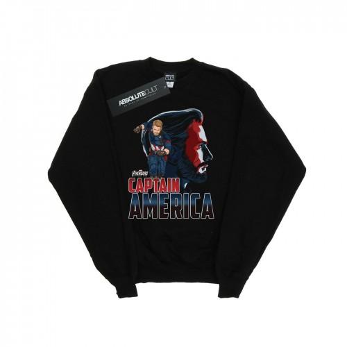 Marvel Heren Avengers Infinity War Captain America karakter katoenen sweatshirt