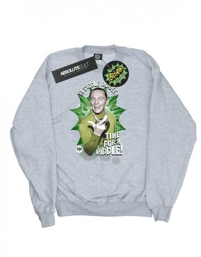 DC Comics Heren Batman TV-serie The Riddler Tijd voor een Riddle katoenen sweatshirt