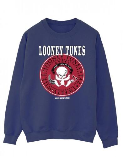 Looney Tunes Heren Tweety Rock Disk katoenen sweatshirt