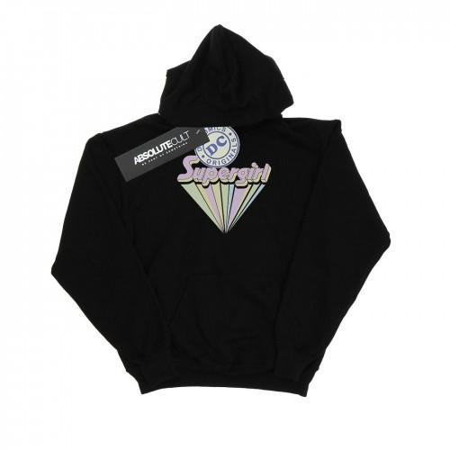 DC Comics Supergirl hoodie met pastellogo voor heren