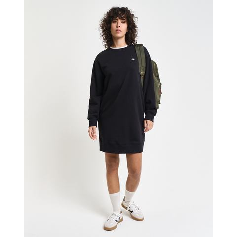 Gant Sweatjurk SHIELD C-NECK SWEAT DRESS