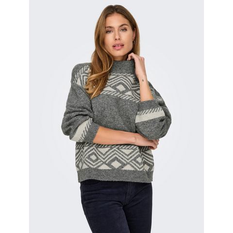 Only Trui met staande kraag ONLVICTORIA L/S PULLOVER KNT NOOS