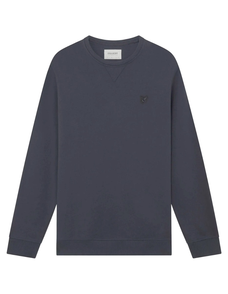 Lyle and Scott Lyle&scott tonal eagle crew neck sweaters ml424ton