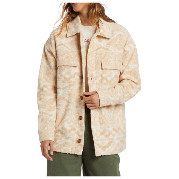 Billabong  Women's Happy Camper Shacket - Fleecevest, beige