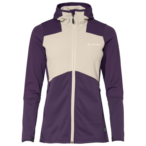 Vaude  Women's Monviso Hooded Grid Fleece Jacket - Fleecevest, purper