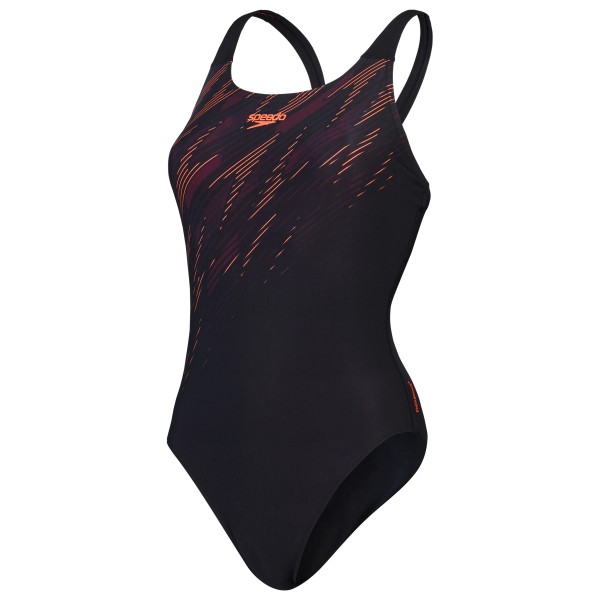 Speedo  Women's Hyperboom Placement Muscleback - Badpak, zwart