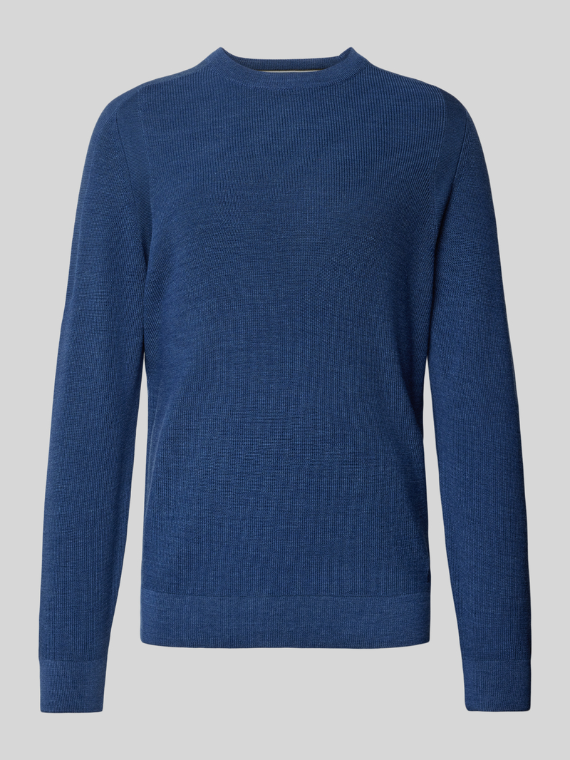 BRAX Gebreide pullover met labeldetail, model 'ROY'