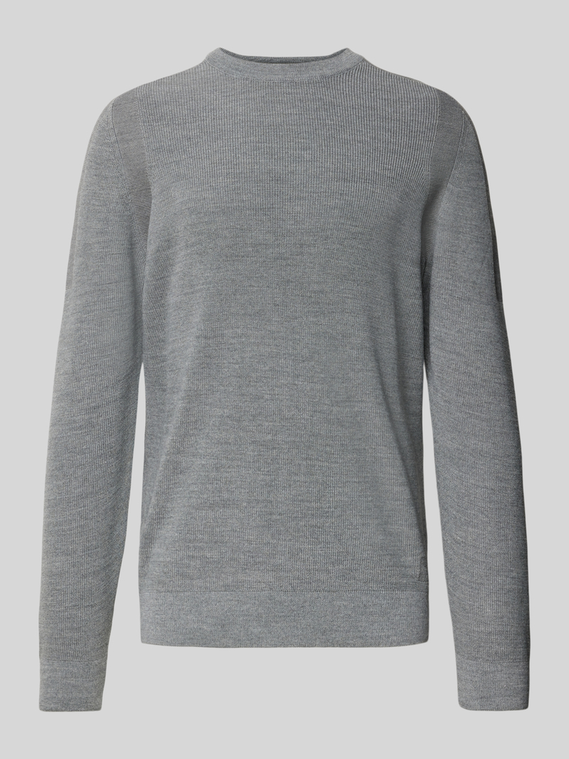 BRAX Gebreide pullover met labeldetail, model 'ROY'