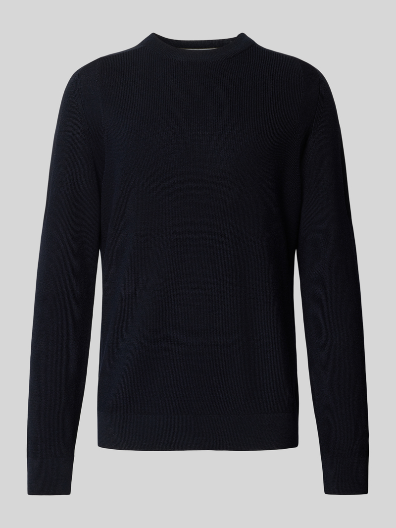 BRAX Gebreide pullover met labeldetail, model 'ROY'