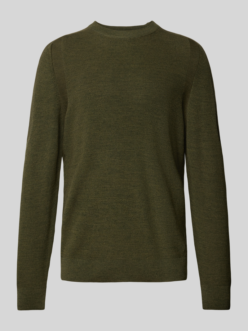 BRAX Gebreide pullover met labeldetail, model 'ROY'