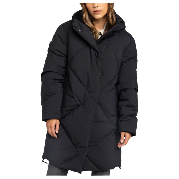 Roxy  Women's Abbie Jacket - Lange jas, zwart