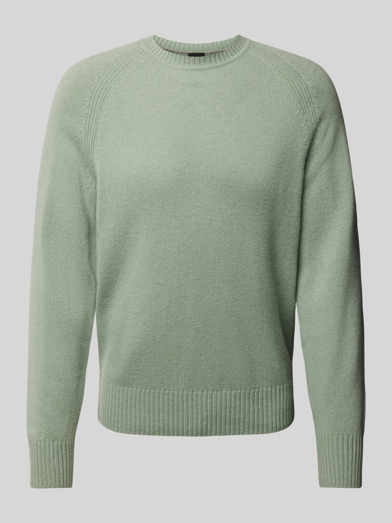 Boss Gebreide pullover met ronde hals, model 'EMALVO'