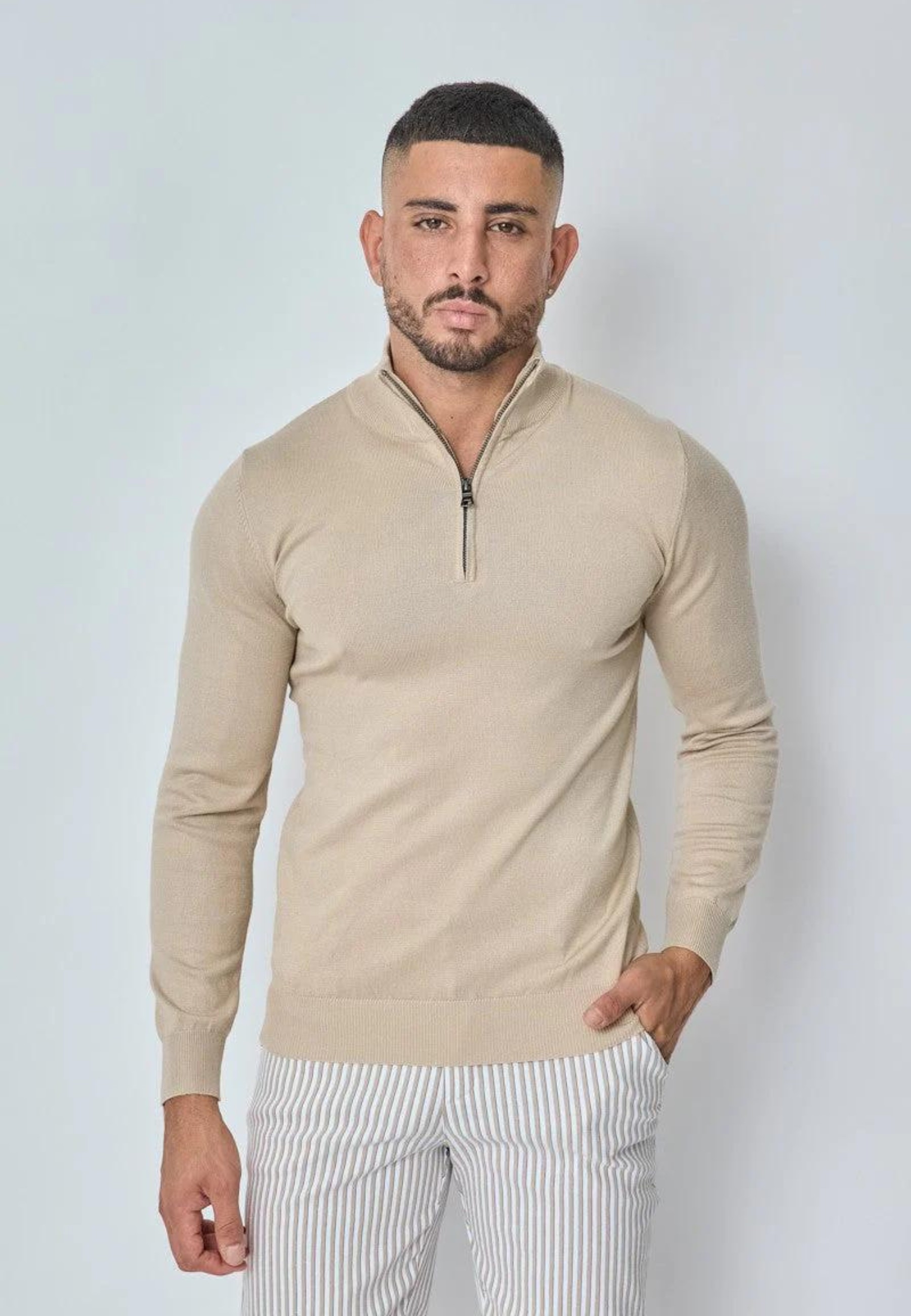 Défaut Paris Knitwear half-zip sweater truien m606