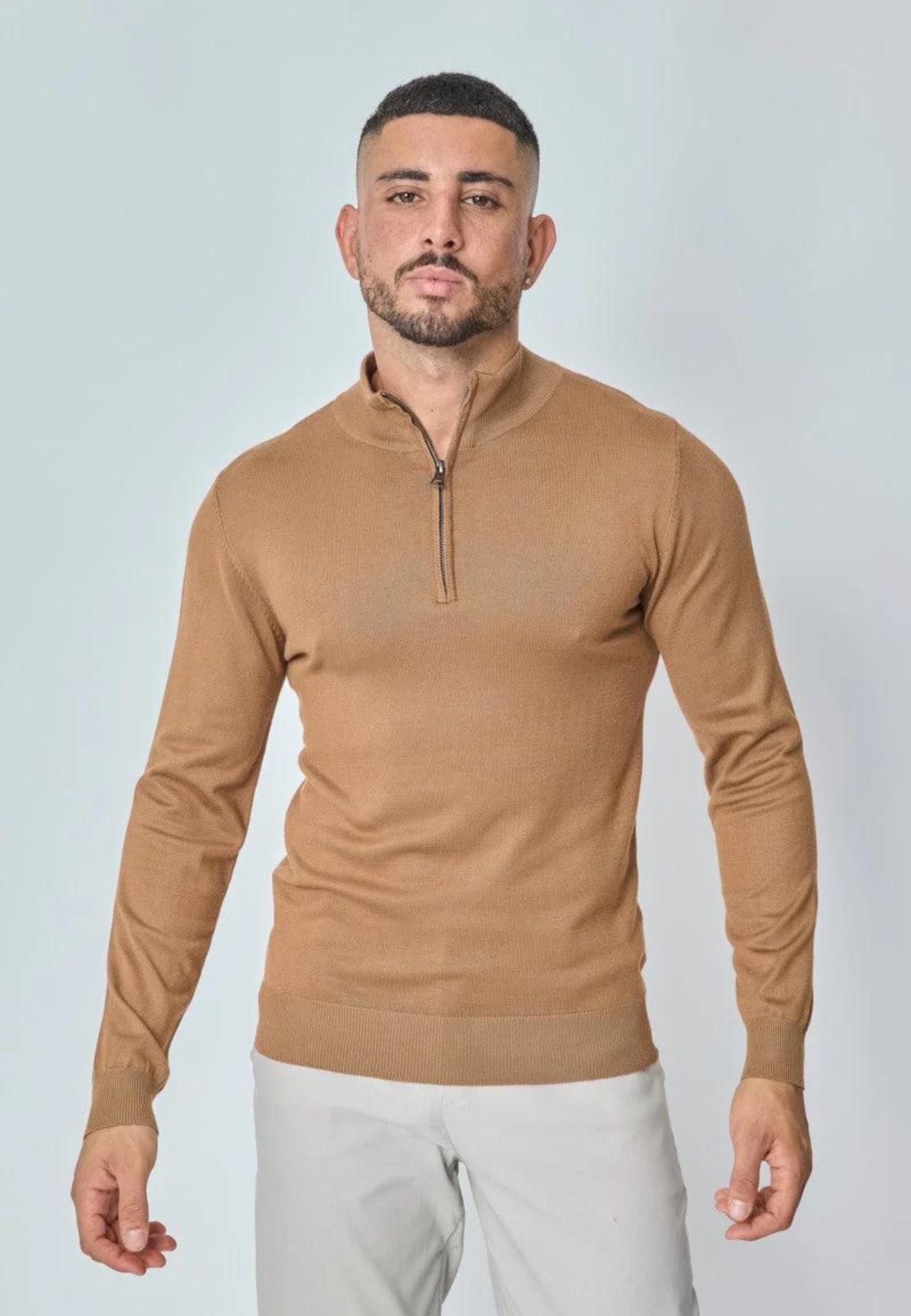 Défaut Paris Knitwear half-zip sweater truien m606