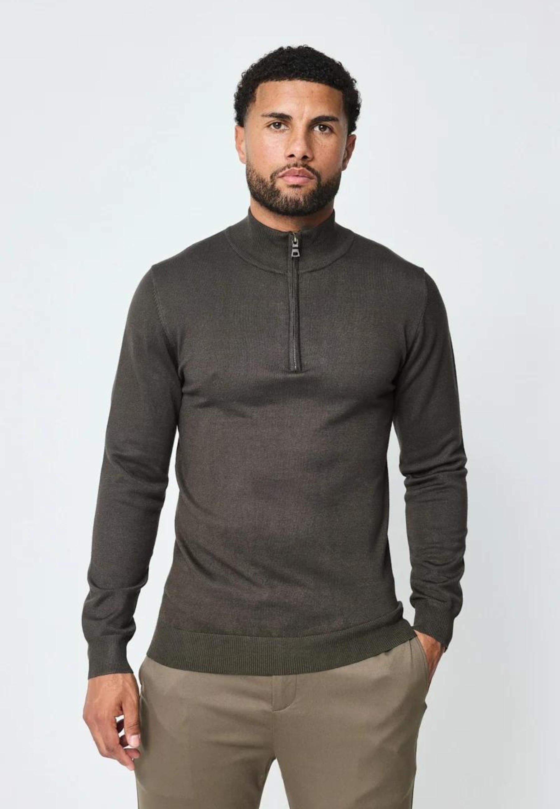 Défaut Paris Knitwear half-zip sweater truien m606