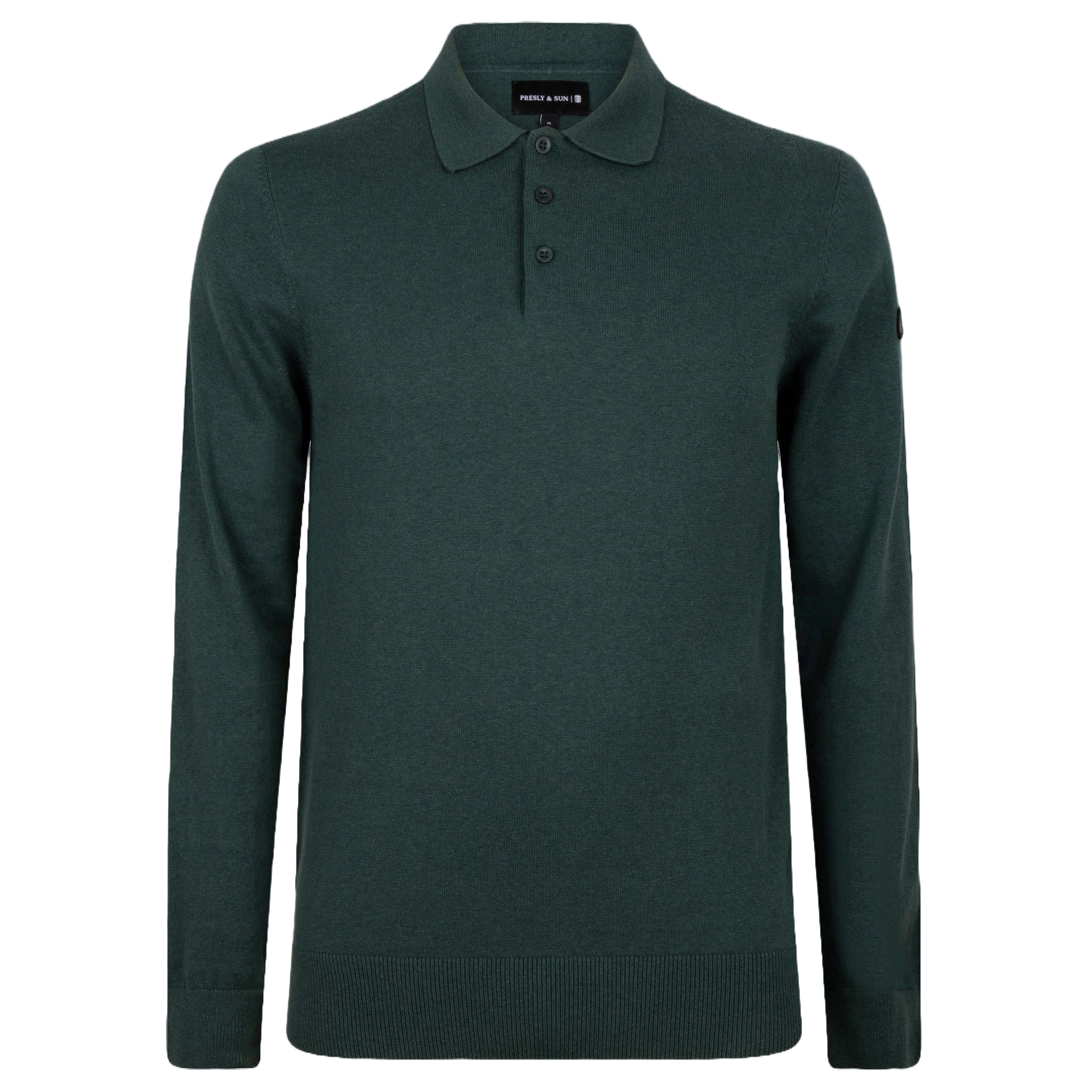 PRESLY & SUN Brad long sleeve knitted polo