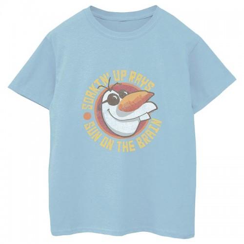 Disney Girls Frozen Olaf Sun On The Brain katoenen T-shirt