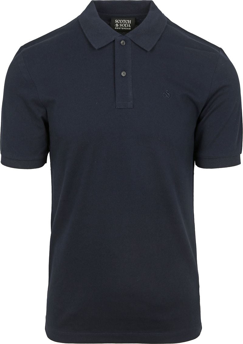 Scotch and Soda Core Piqué Polo Navy