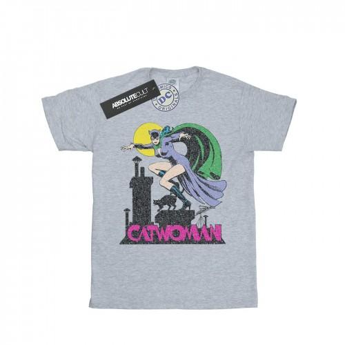 DC Comics Katoenen T-shirt met Catwoman Crackle-logo van  voor meisjes