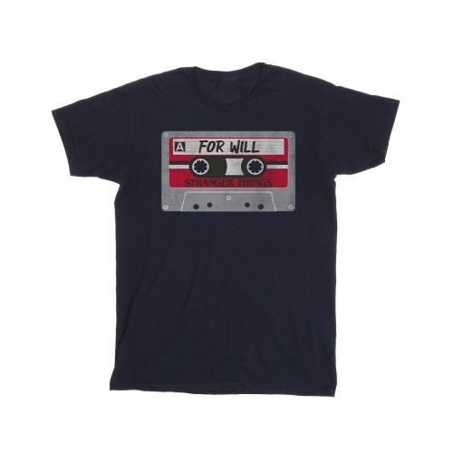 Pertemba FR - Apparel Netflix Girls Stranger Things Cassette voor Will katoenen T-shirt