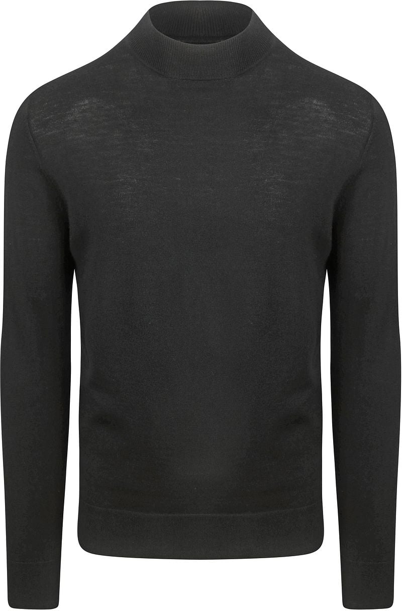 Profuomo Turtleneck Merino Pullover Schwarz