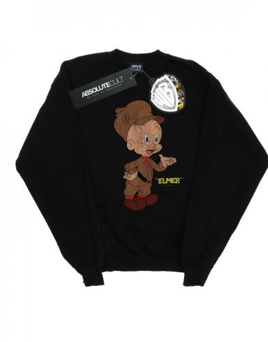 Looney Tunes Elmer Fudd Distressed katoenen sweatshirt voor heren