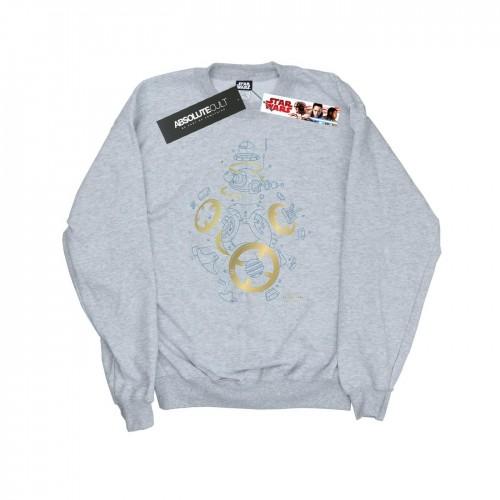 Star Wars Mens The Last Jedi BB-8 Deconstructed Sweatshirt