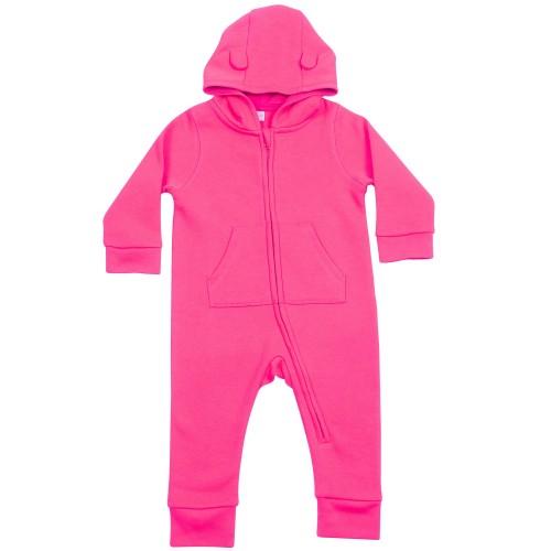 Larkwood baby unisex fleece alles-in-één rompertje