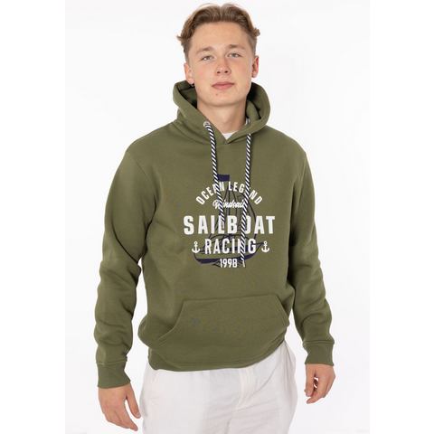 Zwillingsherz Hoodie Sailboat Racing