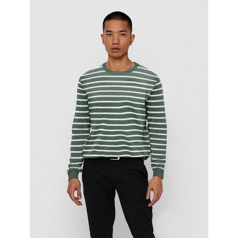 ONLY & SONS Trui met ronde hals ONSALEX 12 SOLID CREW NECK KNIT