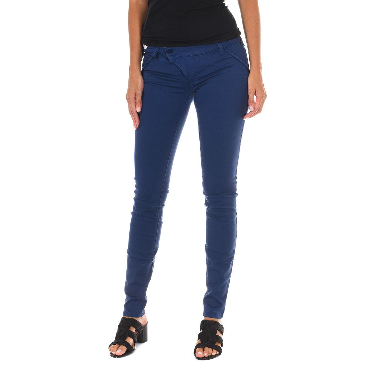 MET Pantalon Tejano Largo de tejido elástico 10DBF0312-G291 mujer