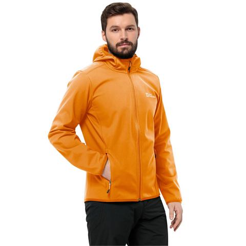 Jack Wolfskin Softshell-jack BORNBERG HOODY winddicht, waterafstotend