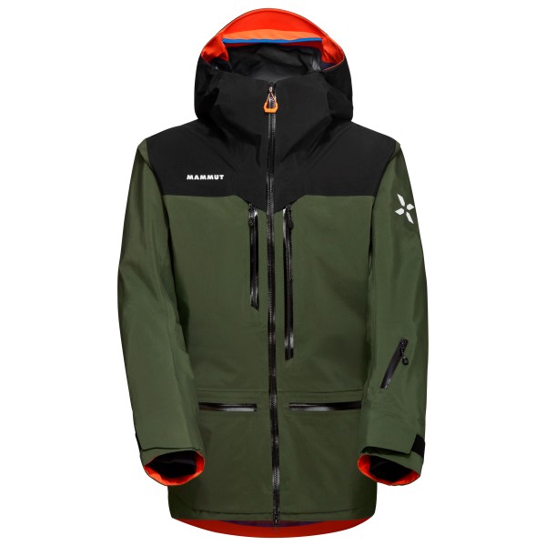 Mammut  Eiger Free Pro Hardshell Hooded Jacket - Regenjas, olijfgroen