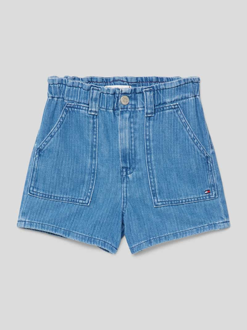 Tommy Hilfiger Teens Bermuda met Franse steekzakken, model 'HERRINGBONE'