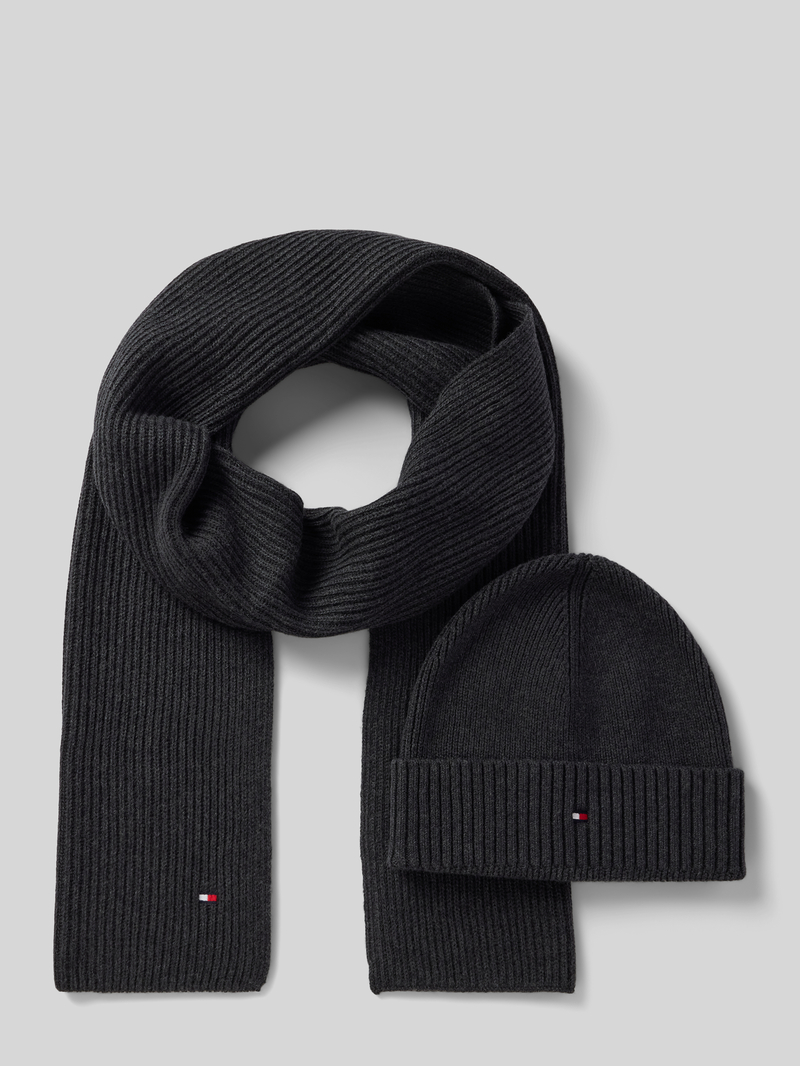 Tommy Hilfiger Beanie in een set met sjaal