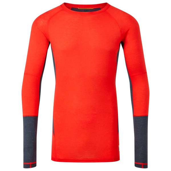 ARTILECT  Goldhill 125 Zoned Crew - Merino-ondergoed, rood/blauw