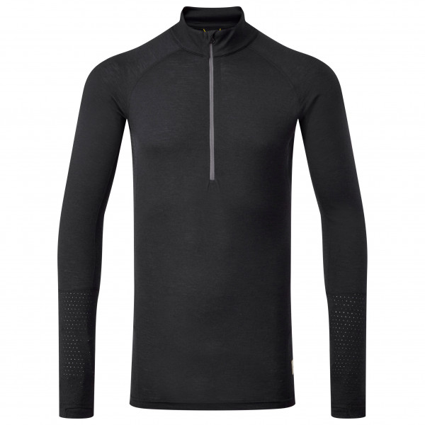 ARTILECT  Goldhill 125 Zoned 1/4 Zip - Merino-ondergoed, zwart