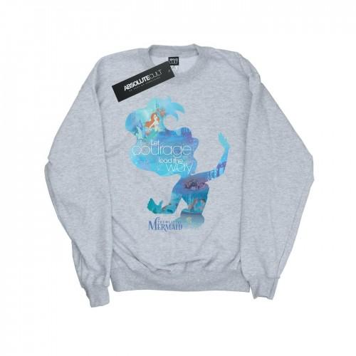 Disney Princess meisjes Ariel gevuld silhouet sweatshirt