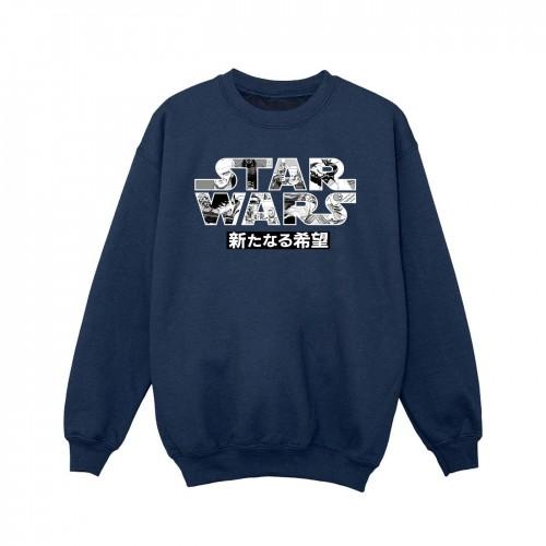 Star Wars meisjes Japans logo sweatshirt