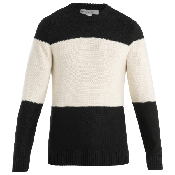 Icebreaker  Waypoint Crewe Sweater - Merinotrui, zwart