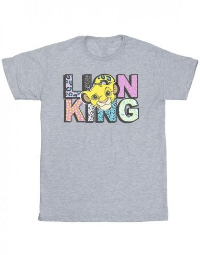 Disney jongens het Lion King patroon logo T-shirt