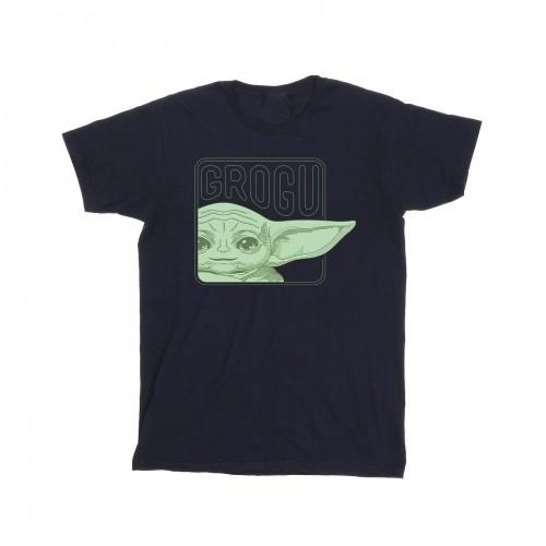 Star Wars Boys The Mandalorian Grogu Box T-Shirt